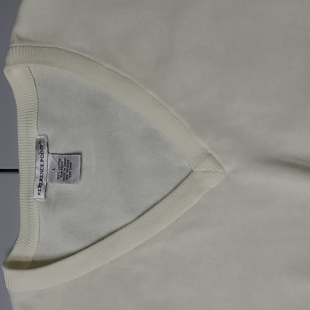 Reference Point knit top (Ivory) - Picture 2 of 10